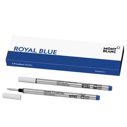 Royal Blue Medium Fineliner Pen Refills
