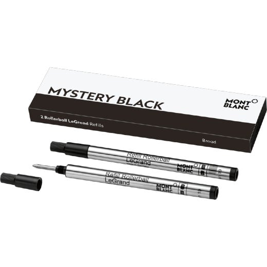 Mystery Black Broad LeGrand Rollerball Pen Refills