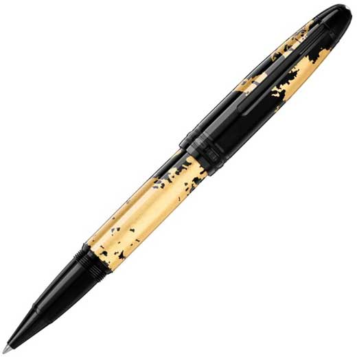 Meisterstück Calligraphy Solitaire Gold Leaf Rollerball Pen