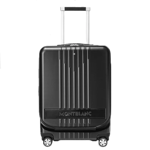 #MY4810 Cabin Trolley Case with Front Pocket, Black