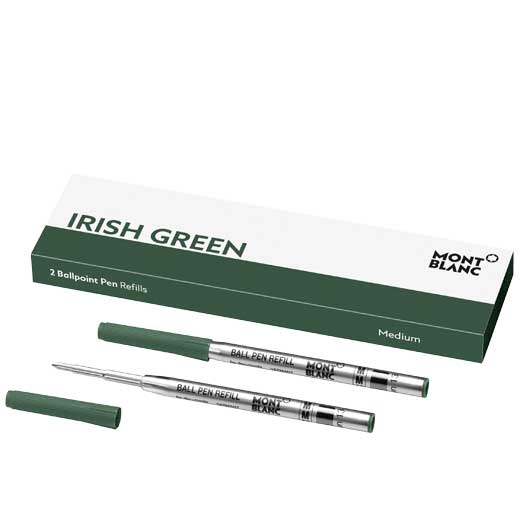 Irish Green Medium Ballpoint Pen Refills