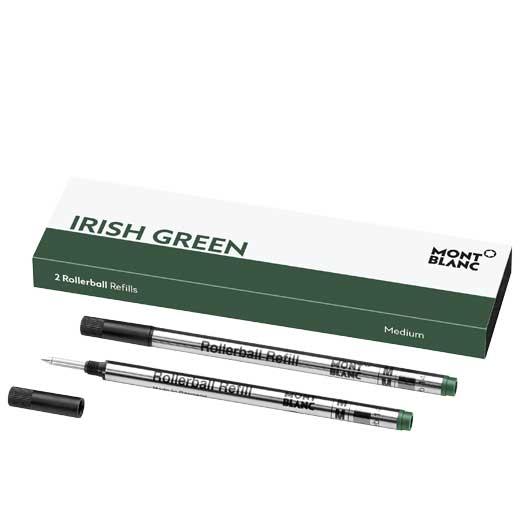 Irish Green Medium Rollerball Pen Refills