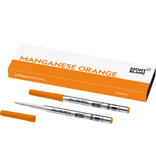 Manganese Orange Medium Ballpoint Pen Refills