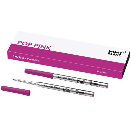 Pop Pink Medium Ballpoint Pen Refills