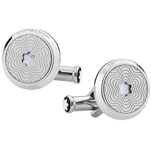 Star Collection Mother of Pearl Inlay Cufflinks