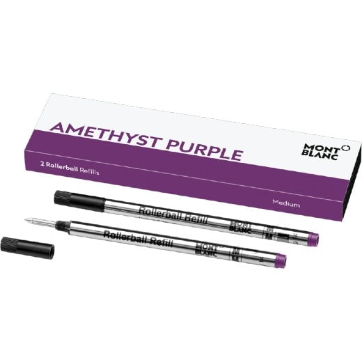 Amethyst Purple Medium Rollerball Pen Refills