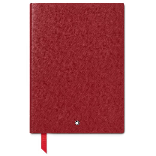 Fine Stationery Lined Red Notebook #163