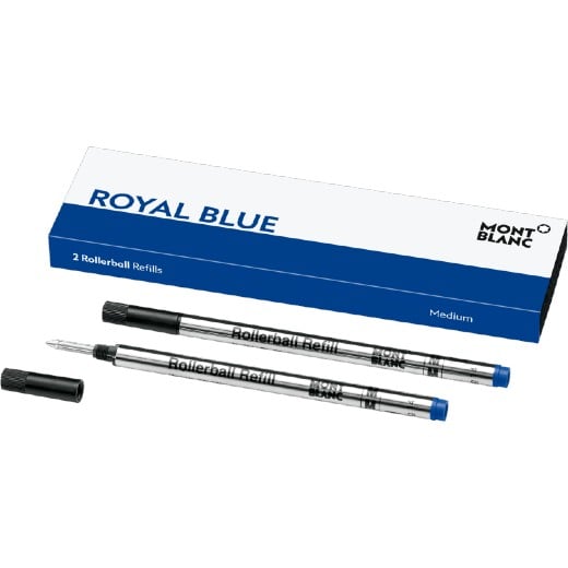 Royal Blue Medium Rollerball Pen Refills