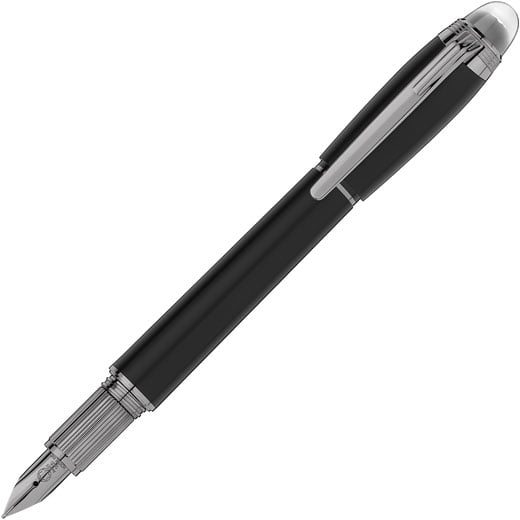 Ultra Black Precious Resin StarWalker Fountain Pen