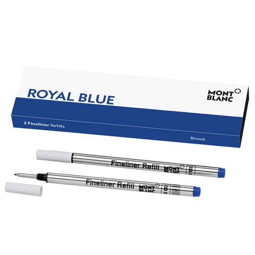 Royal Blue Broad Fineliner Pen Refills