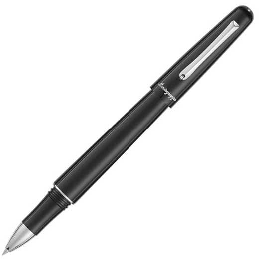 Elmo Black Resin Ballpoint Pen