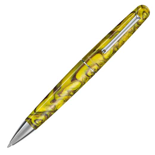 Elmo Iris Yellow Fantasy Blooms Ballpoint Pen