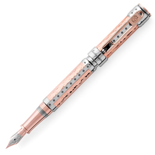 Grappa Copper and Steel Fountain Pen