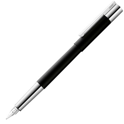 Scala, Matt Black Steel Fountain Pen