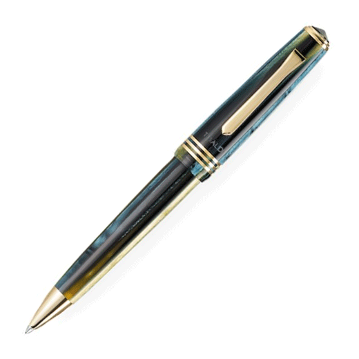 Retro Zest N°60 Ballpoint Pen 18k Gold Trim