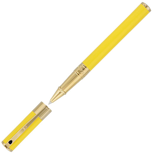Vanilla Yellow D-Initial Spring Series Rollerball Pen