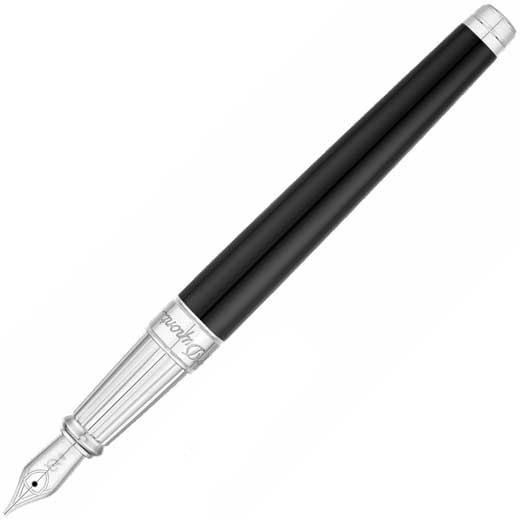 Large Black Line D Fountain Pen