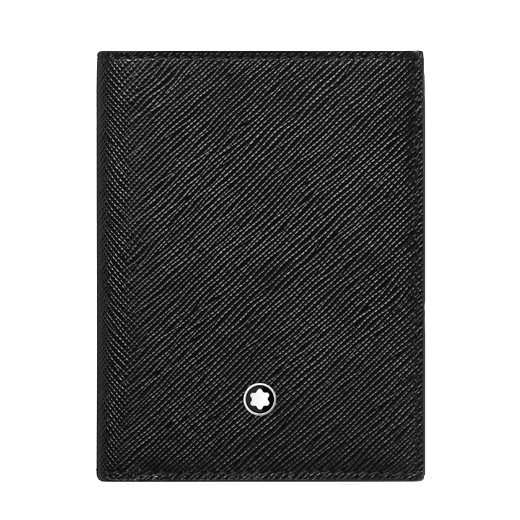 Sartorial 4CC Mini Wallet in Saffiano Print Leather