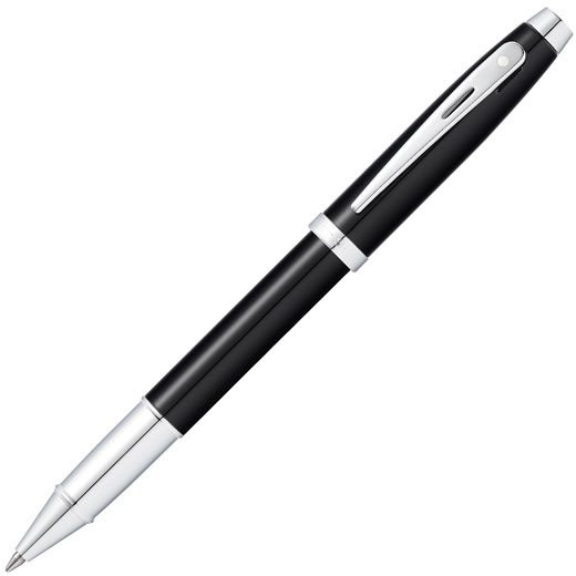 100 Glossy Black Lacquer Rollerball Pen