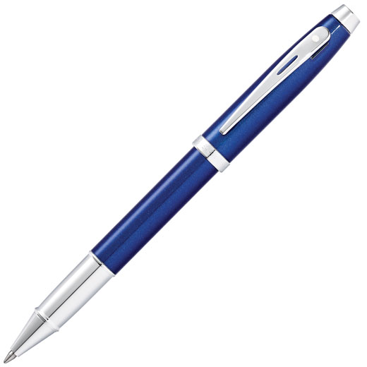 100 Glossy Blue Lacquer Rollerball Pen