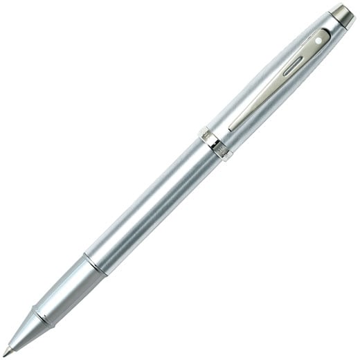 100 Brushed Chrome Rollerball Pen