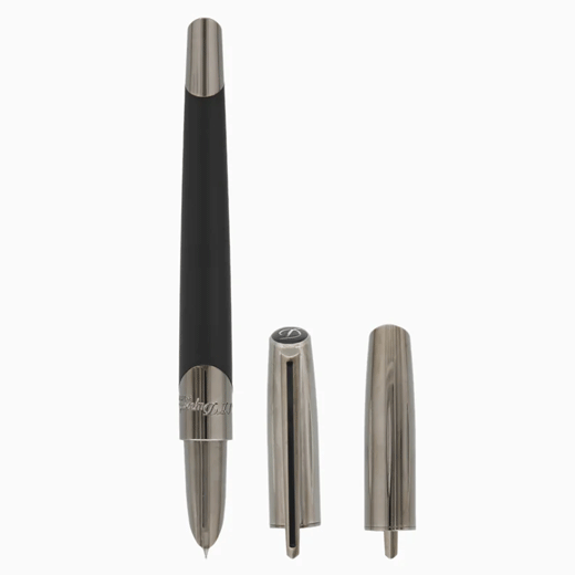 Défi Millenium Gunmetal Fountain Pen Matte Black