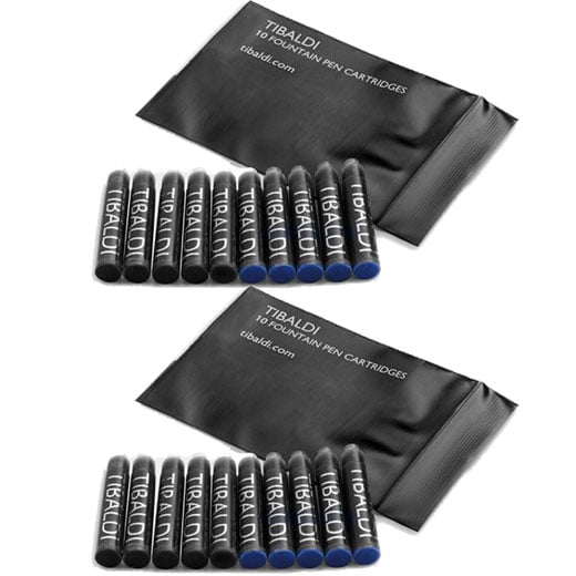 Blue & Black Ink Cartridges 2 x Pack of 10