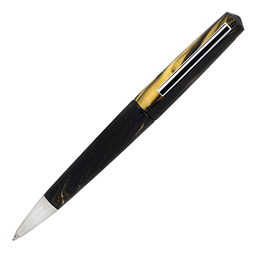 Infrangible Black Gold Ballpoint Pen