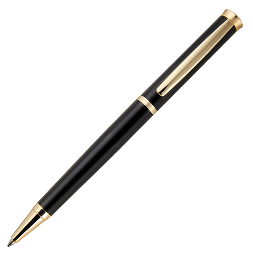 Triga Ballpoint Pen Matte Black & Gold