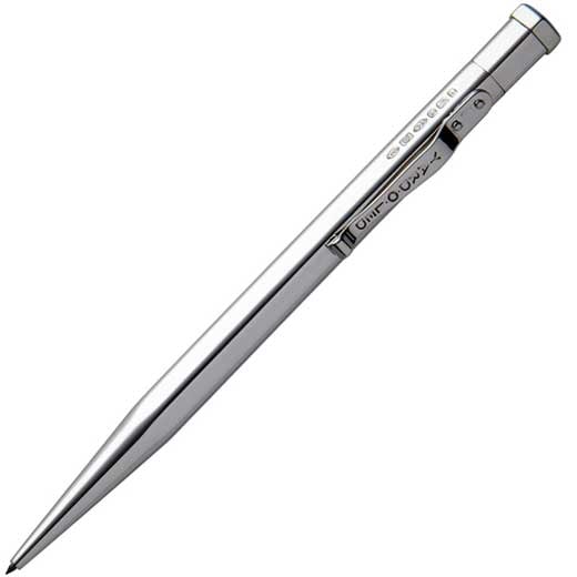 Sterling Silver Plain Hexagonal Diplomat Ballpoint Pen