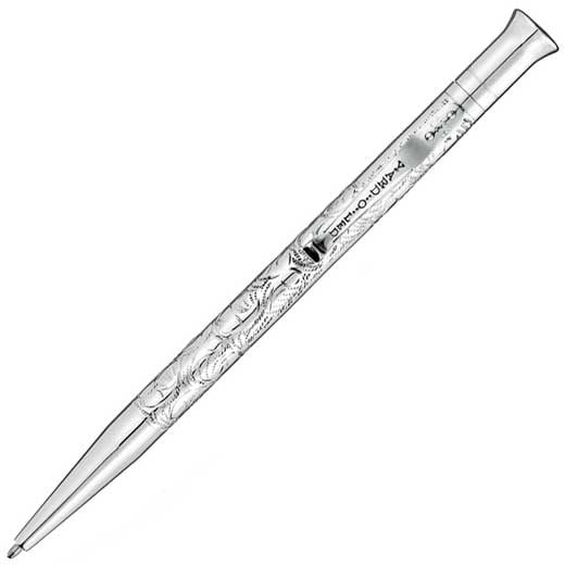 Sterling Silver Victorian Perfecta Ballpoint Pen