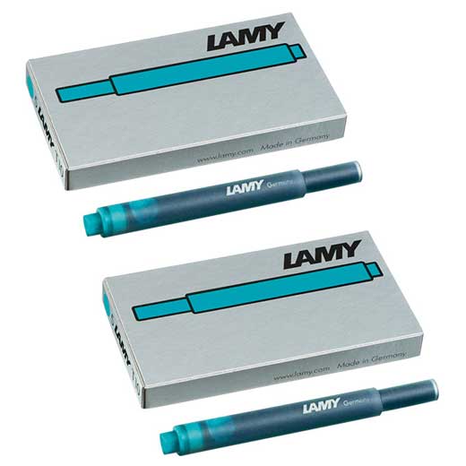 Lamy T10 Ink Cartridge Turquoise 